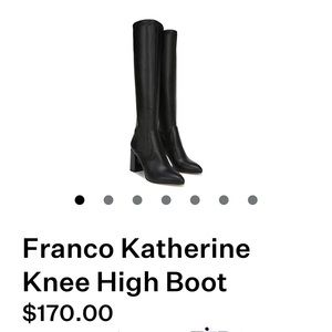 New! Black Franco Sarto boots.